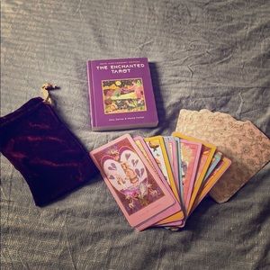 The enchanted tarot card deck and guide book